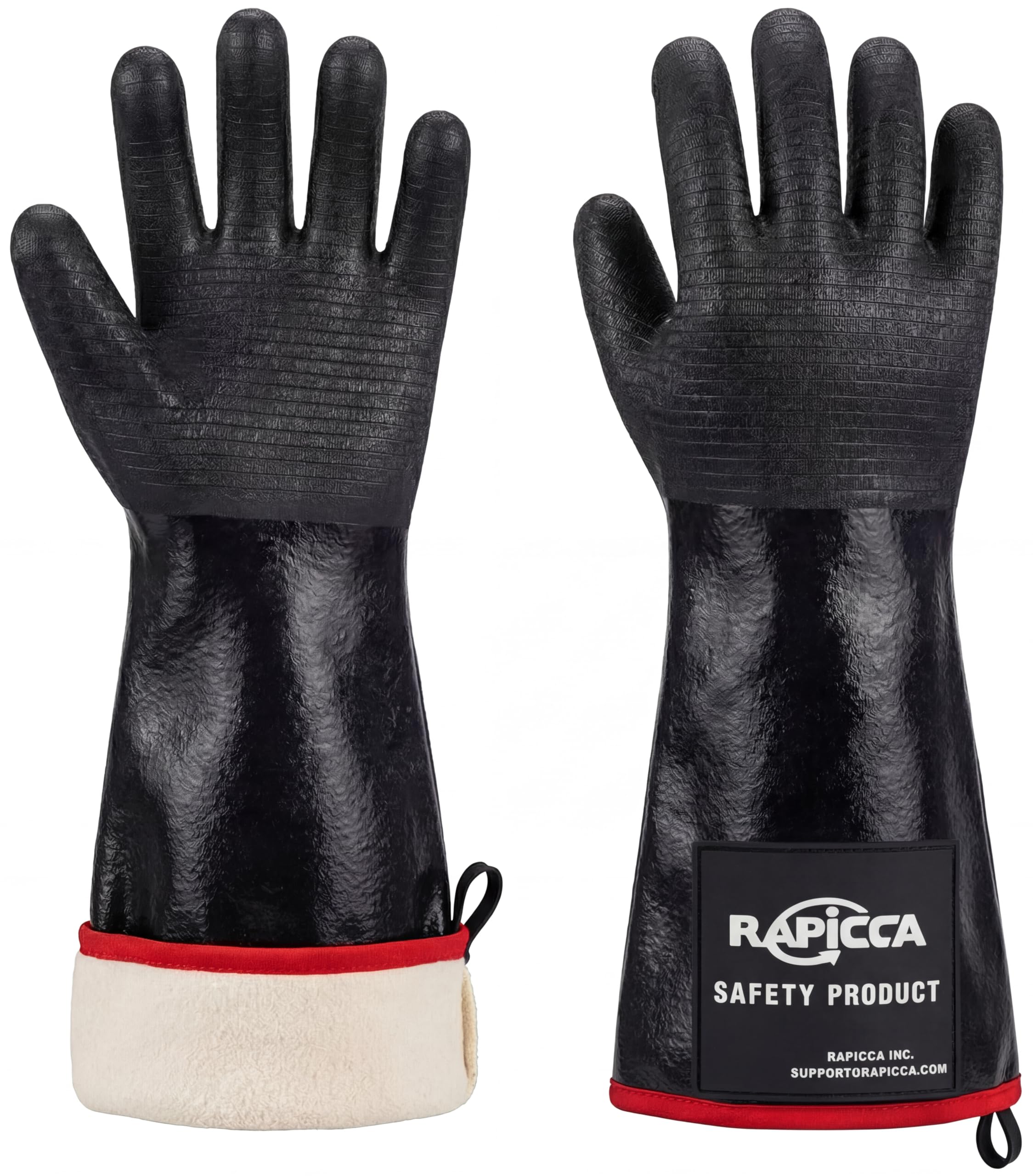 RAPICCA BBQ Grill Gloves, 932°F Heat Resistant Neoprene, 14 in XL 🍁 All In One Marketplace Canada