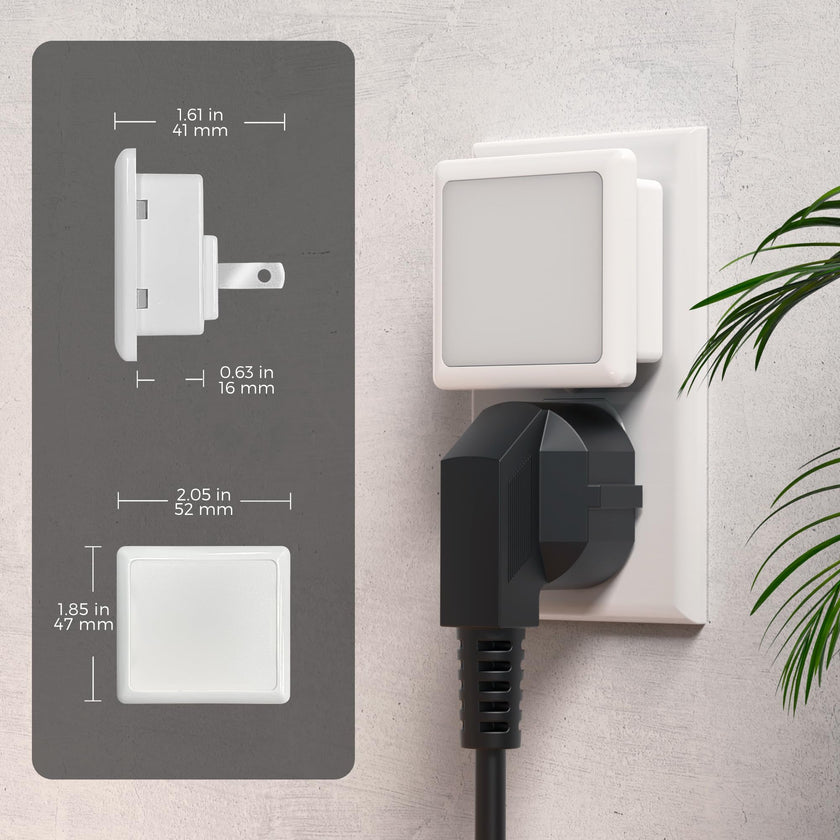 Night Lights Plug into Wall 2 Pack, L LOHAS LED Night Light with Dusk to Dawn Sensor, 3000K Soft White Nightlight, Non-Dim 🍁 All In One Marketplace Canada