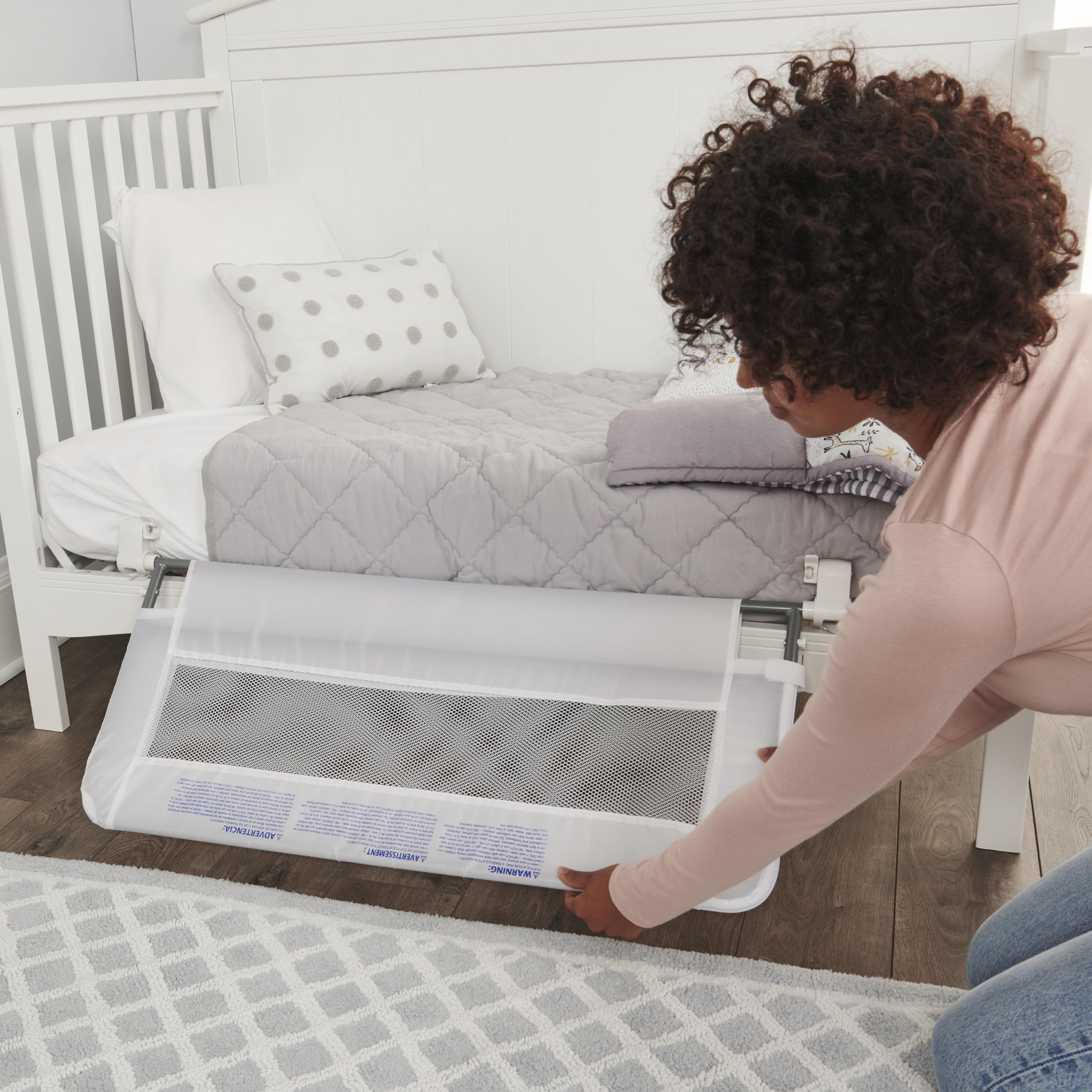 Regalo Swing Down Crib Rail, with Reinforced Anchor Safety System 🍁 All In One Marketplace Canada