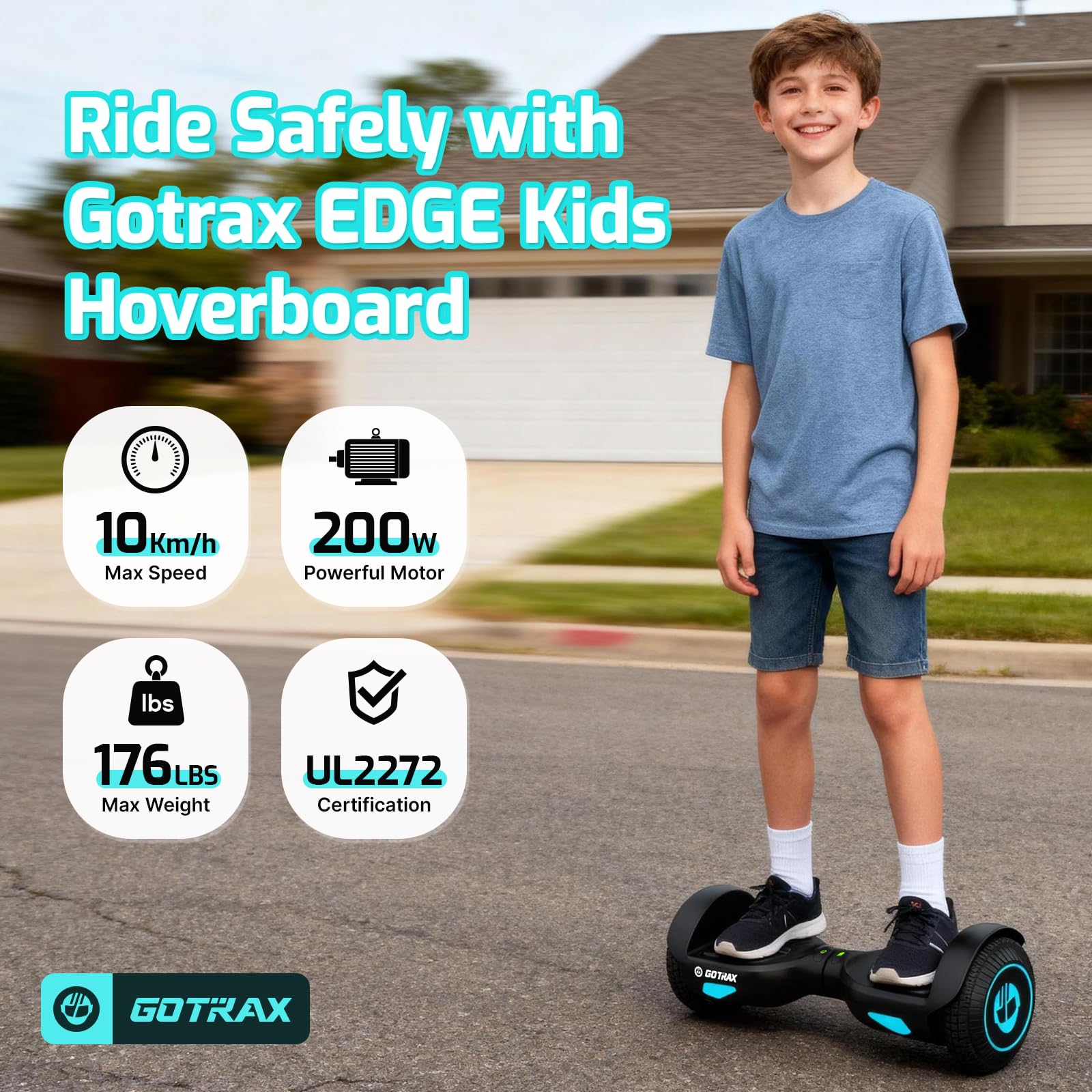 Gotrax Edge Hoverboard with 6.5