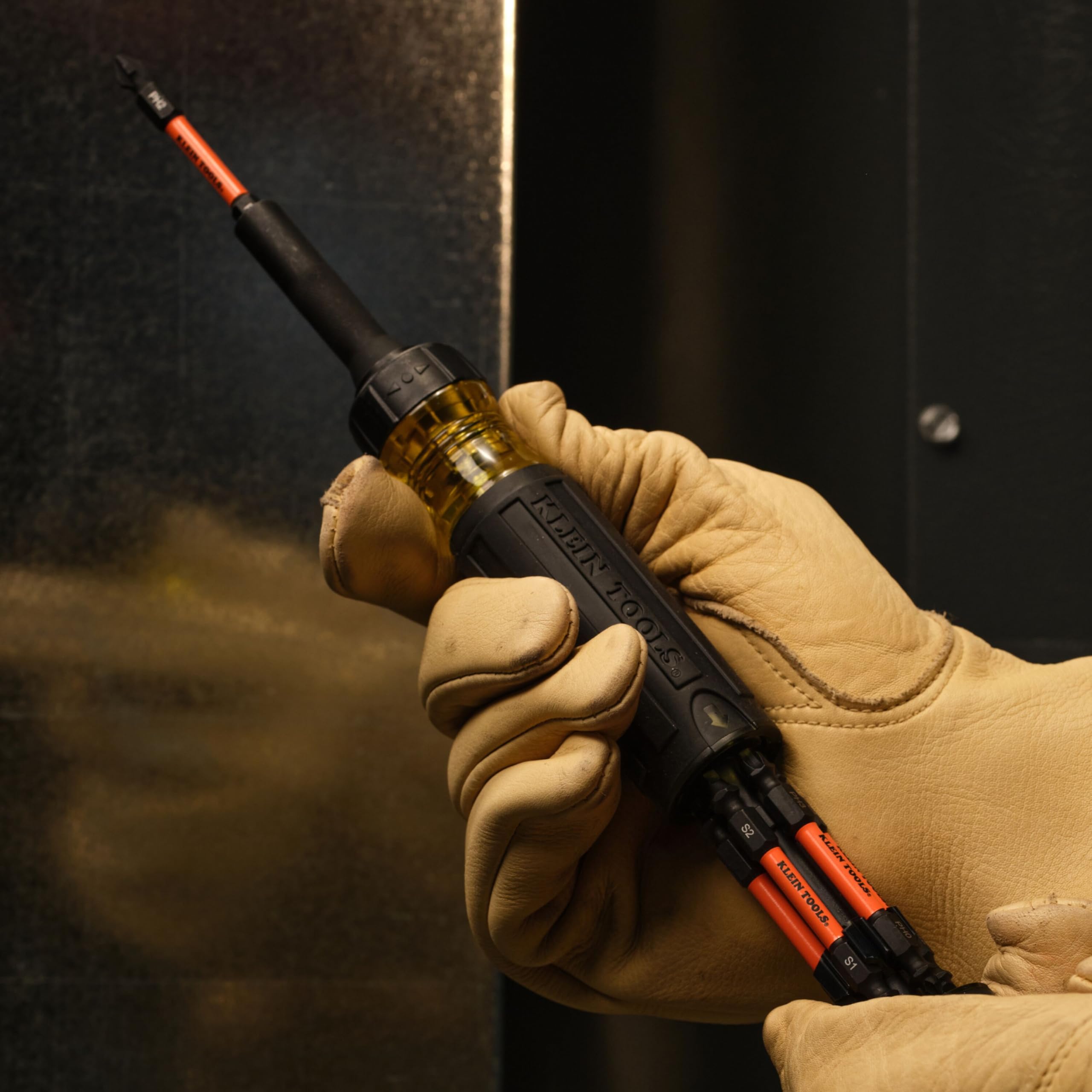 Klein Tools 32313HD 13-in-1 Multi-bit Ratcheting Screwdriver, Double-Ended Impact Bit Set, 12 Impact Driver Bits and 1/4-Inch Nut Driver 🍁 All In One Marketplace Canada