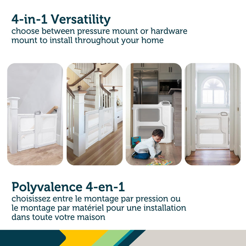 Safety 1st Perfect Fit Gate, Pressure or Hardware installed - Fits Spaces Between 28