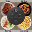 Ninja Crispi Portable Glass Air Fryer Cooking System – 4-Qt & 6-Cup CleanCrisp Containers, Nontoxic, Leak-Proof, Dishwasher Safe – Air Fry, Bake, Max Crisp, Recrisp FN101ST 🍁 All In One Marketplace Canada