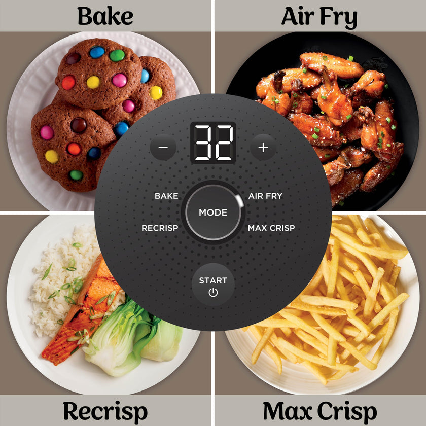Ninja Crispi Portable Glass Air Fryer Cooking System – 4-Qt & 6-Cup CleanCrisp Containers, Nontoxic, Leak-Proof, Dishwasher Safe – Air Fry, Bake, Max Crisp, Recrisp FN101ST 🍁 All In One Marketplace Canada