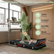 Walking Pad Treadmill with Handle Bar, 3.0HP Portable Small Walking Treadmills for Home Small, 0.6-7.6MPH Compact Treadmill for Exercising, Under The Desk Mini Treadmills with Incline, Model V407 🍁 All In One Marketplace Canada