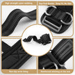 MANUEKLEAR Non-Slip Wrist Straps for Weightlifting Deadlifting, Gym Lifting Straps with D Rings for Cable Machine Workout, 10mm Neoprene Padded Weight lifting Wrist Wraps for Men Women (Black, M (6.3-7.5inch)) 🍁 All In One Marketplace Canada