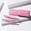 Tweezerman Exclusive Tea Rose Petite Tweeze Set - Tweezers for Eyebrows, Travel Tweezers for Eyebrows, Facial Hair, Ingrown Hair 🍁 All In One Marketplace Canada