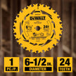 DEWALT Circular Saw Blade Combo Pack, 6 1/2 Inch, 18-Tooth and 24 - Tooth (DWA2612CMB) 🍁 All In One Marketplace Canada