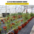 Happybuy Landscape Fabric Heavy Duty 3.24oz Geotextile Fabric 3ft x 300ft Ground Cover Non Woven for Commercial Greenhouse Yard Garden Barrier Cloth Blocker Mat (3.24OZ 3 * 300Ft) (3.24OZ 3 * 300FT) 🍁 All In One Marketplace Canada