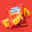 Pure Protein Cheesy Crackers, Cheddar, High Protein Snack, 10G Protein, Pack of 8 🍁 All In One Marketplace Canada