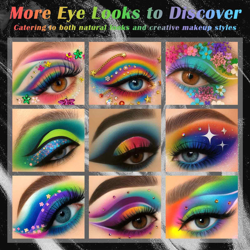 UCANBE Highly Pigmented Eye Makeup Palette, Matte Shimmer Metallic Eyeshadow Pallet Long Lasting Blendable Natural Colors Make Up Eye Shadows Cosmetics Gift Kit 🍁 All In One Marketplace Canada