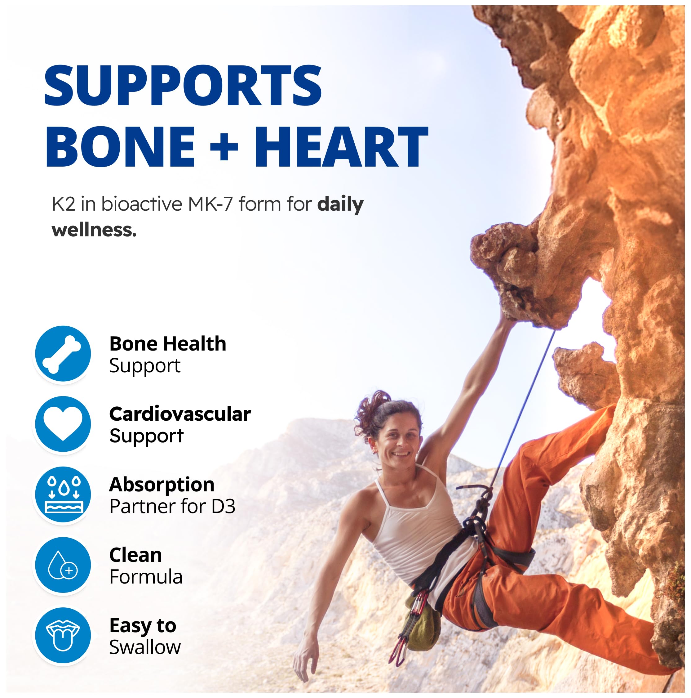 CanPrev K2 120mcg with Organic Coconut Oil, 120 Softgels 120-Day Supply, Pure MK-7 for Enhanced Absorption, Support for Stronger Bones and Healthy Teeth 🍁 All In One Marketplace Canada