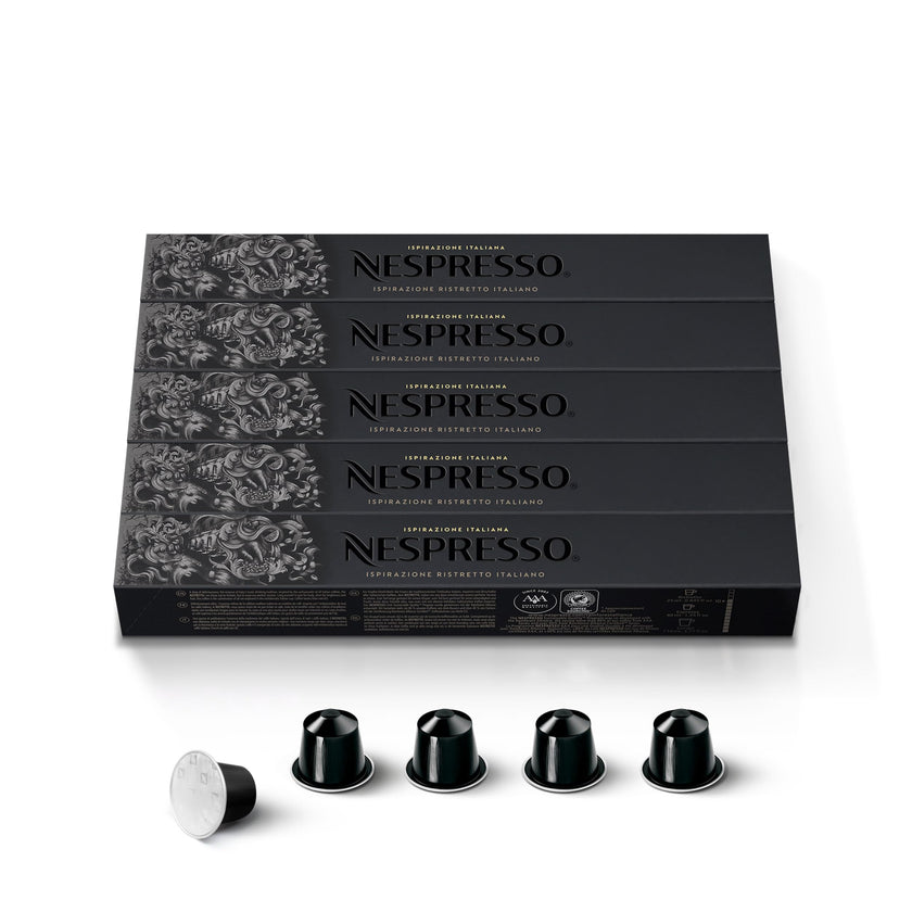 Nespresso Original Ristretto Coffee Pods, Dark Roast, Intensity 10, 50 Pods 🍁 All In One Marketplace Canada