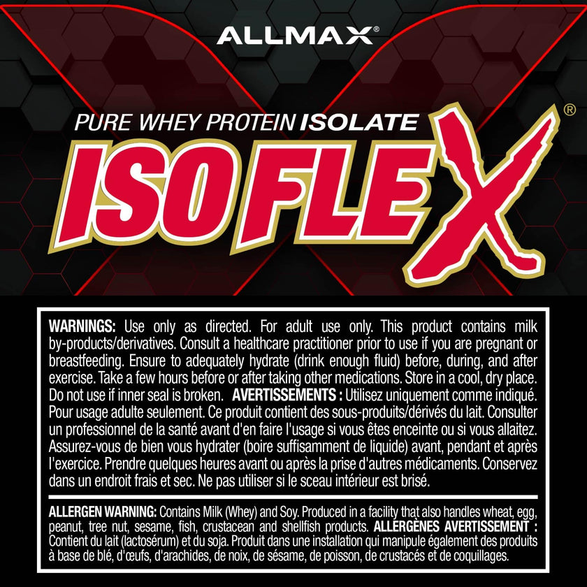 ALLMAX ISOFLEX Whey Protein Isolate, Cookies & Cream, 2 lb 🍁 All In One Marketplace Canada