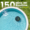 Robotic Pool Cleaner, Cordless Pool Vacuum for Above Ground & Inground Flat Pools with Dual Motors, 150 Min Runtime, Auto-Parking, Powerful Pool Vacuum Robot for Up to 1300 Sq.Ft (Moss) 🍁 All In One Marketplace Canada