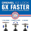 Dremel EZ456B 1 1/2-Inch EZ Lock Rotary Tool Cut-Off Wheels- Rotary Tool Cutting Accessories, Perfect for Slicing Sheet Metal and Copper Pipe, 12 Pieces 🍁 All In One Marketplace Canada