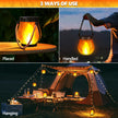 iBaycon 2 Pack Gen2 Solar Lantern Lights USB Ultra-Real Flame, Warm White 🍁 All In One Marketplace Canada