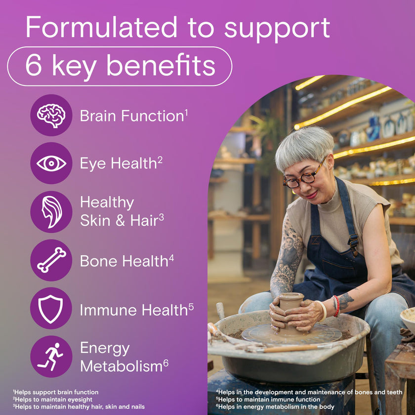 One A Day Women 50 Plus Multivitamin Gummies- Advanced Multivitamin Gummy with Brain Function & Immunity Support, Formulated with Vitamins & Minerals for Women 50+, 130 Gummies 🍁 All In One Marketplace Canada