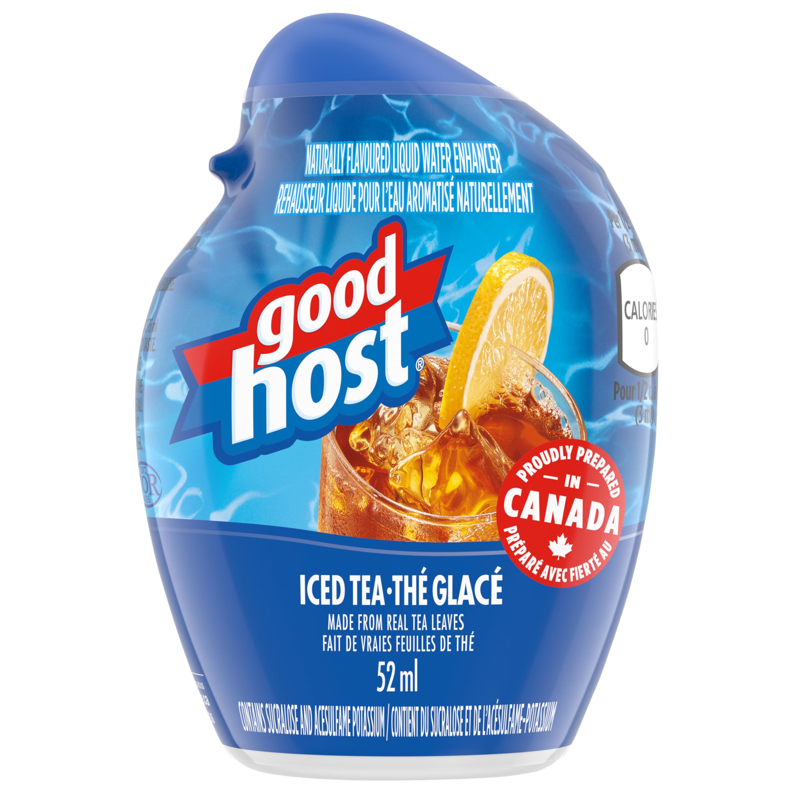 GOODHOST Iced Tea Liquid Water Enhancer, 12 Bottles, 744 g 🍁 All In One Marketplace Canada