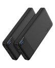 AsperX Power Bank 2 Pack, 10000mAh USB C Portable Charger for iPhone, Portable Battery Bank with 3 Outputs, Travel Essentials Battery Pack Power Bank for iPhone Series, Smartphones, Earphones and More 🍁 All In One Marketplace Canada