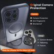 TOCOL Magnetic for iPhone 16 Pro Max Case, Upgraded Full Camera Protection, Fit for MagSafe, Rugged Phone Case for iPhone 16 Pro Max 6.9 Inch, Drop Protection, Anti-Scratch, Black 🍁 All In One Marketplace Canada