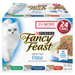 Fancy Feast Seafood Supper Wet Cat Food, Pate Variety Pack 3 Flavours - 85 g Can (24 Pack) 🍁 All In One Marketplace Canada