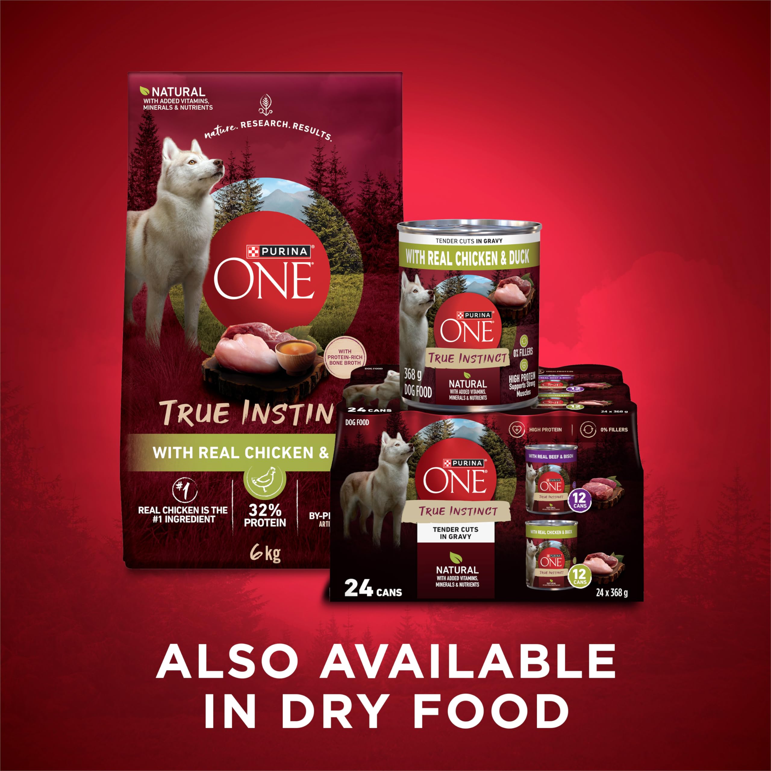 Purina ONE True Instinct Wet Dog Food, Tender Cuts Variety Pack (12 Pack) 🍁 All In One Marketplace Canada