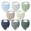 Lulumoon Muslin Baby Bibs 100% Cotton Baby Bandana Drool Bibs for Teething and Drooling, 8 Pack, Seashore 🍁 All In One Marketplace Canada