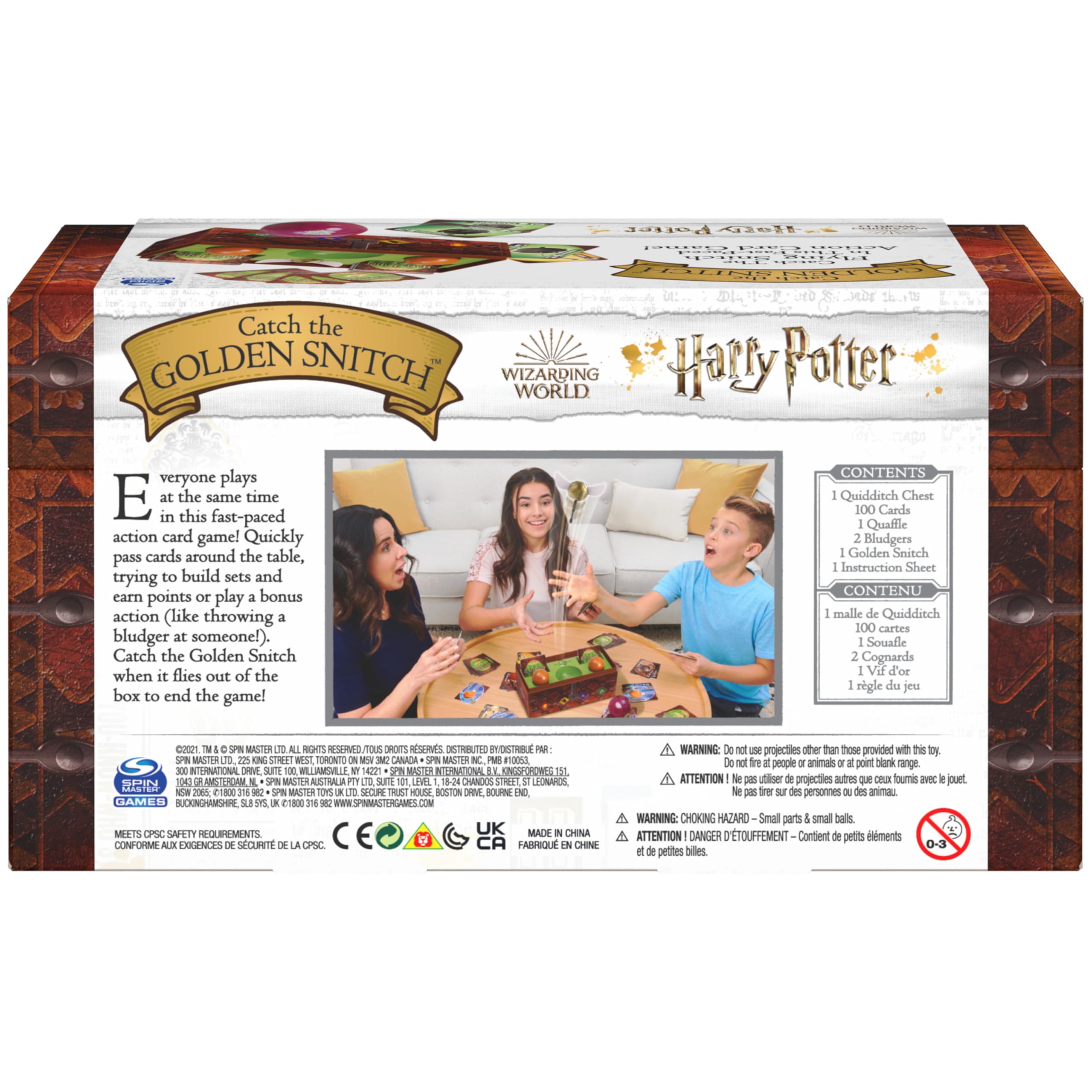 Harry Potter Catch The Golden Snitch, A Quidditch Board Game for Witches, Wizards and Muggles, Family Game Ages 8 & up 🍁 All In One Marketplace Canada