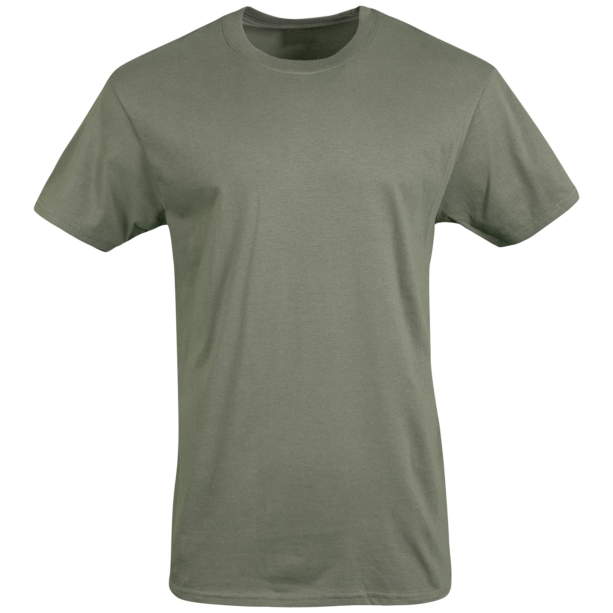 Gildan Men's Crew T-Shirts, Multipack, Style G1100, Black/Sport Grey/Military Green (5-Pack), XX-Large 🍁 All In One Marketplace Canada