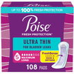 Poise Ultra Thin Incontinence Pads & Postpartum Incontinence Pads, 5 Drop Maximum Absorbency, Long Length, 108 Count (3 Packs of 36) 🍁 All In One Marketplace Canada
