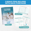 17 in 1 Premium Drinking Water Test Kit - 100 Strips + 2 Bacteria Tests - Home Water Quality Test - Well and Tap Water - Easy Testing for Lead, Bacteria, Hardness, Fluoride, pH, Iron, Copper and more! 🍁 All In One Marketplace Canada