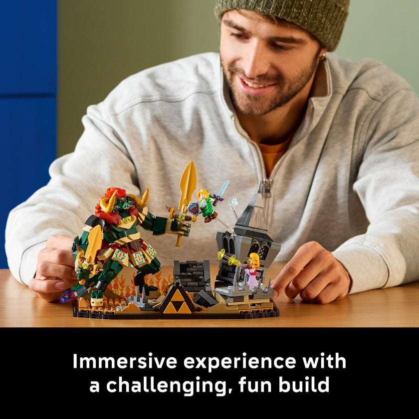 LEGO The Legend of Zelda: Ocarina of Time – The Final Battle - Building Set for Adults, Ages 18+ - Nintendo Collectible with Link & Zelda Minifigures - Bedroom or Game Room Decor - 77093 🍁 All In One Marketplace Canada