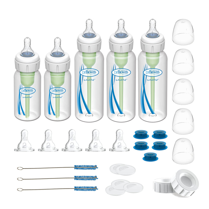 Dr. Brown’s Natural Flow Anti-Colic Options+ Specialty Feeding Starter Kit, 8 oz 🍁 All In One Marketplace Canada