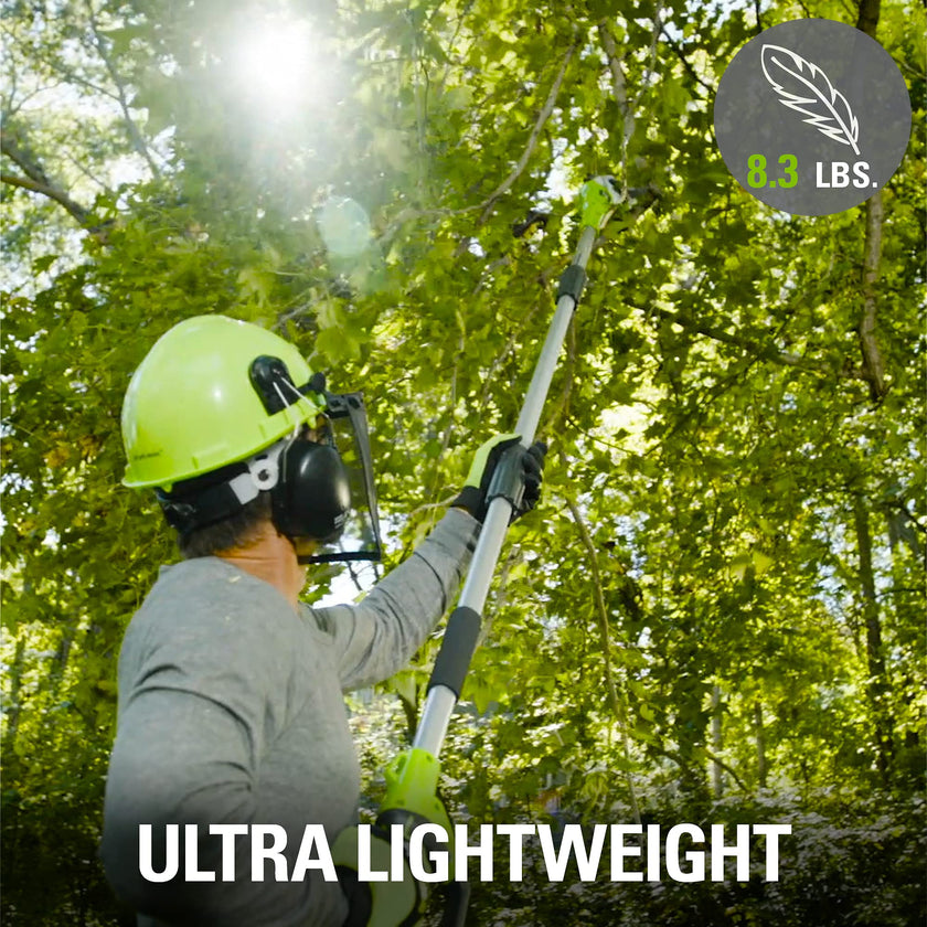 Greenworks 20192 8.5-Inch 6.5 Amp Electric Corded Pole Saw, Green 🍁 All In One Marketplace Canada