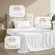 Utopia Bedding Twin/Single Bed Sheets - 3 Piece Twin Size Cooling Sheet Set - Hotel Luxury Soft Breathable Microfiber, Oeko-TEX, Deep Pocket Easy Fit & Care, Fade & Wrinkle Resistant, White 🍁 All In One Marketplace Canada