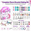 Girls Charm Bracelet Making Kit: Unicorn Toys for Girls Gifts 8-12 Years Old, Birthday Gifts 6 7 8 9 10 Year Old Girl Gift Ideas, Inspires Creativity Art and Crafts for Kids Age 6-8 Jewelry Making Set 🍁 All In One Marketplace Canada