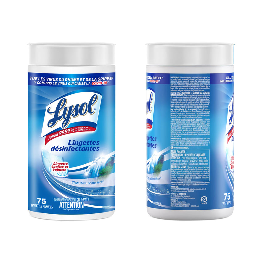 Lysol Thick Strong Disinfecting Wipes, 6 X 75 ct 🍁 All In One Marketplace Canada