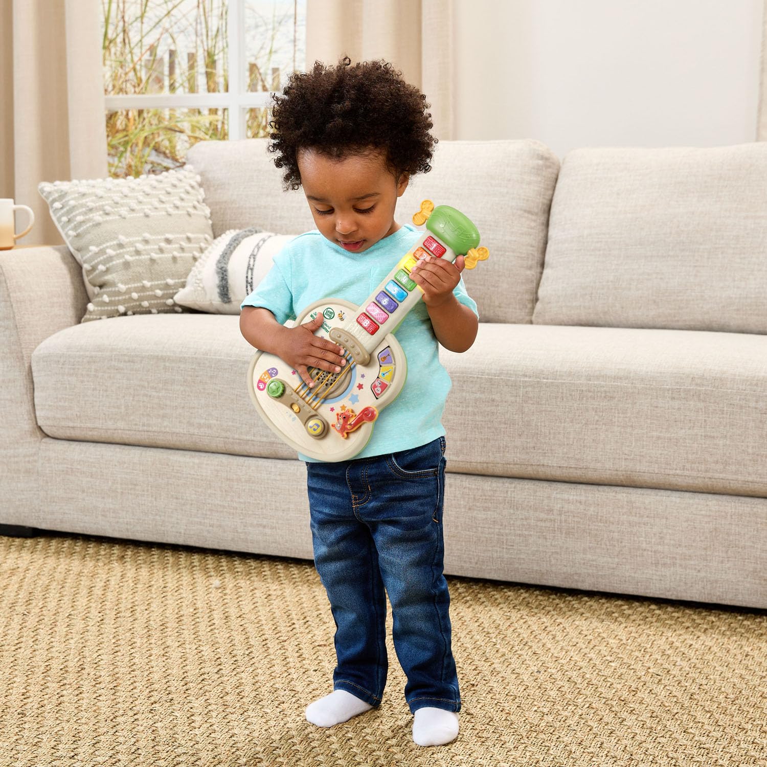 LeapFrog Strum & Count Wooden Guitar (English Version) 🍁 All In One Marketplace Canada