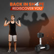 Yes4All Hex Dumbbell with Chrome Grip, Single Hand Weight for Strength Training - 20 lbs 🍁 All In One Marketplace Canada