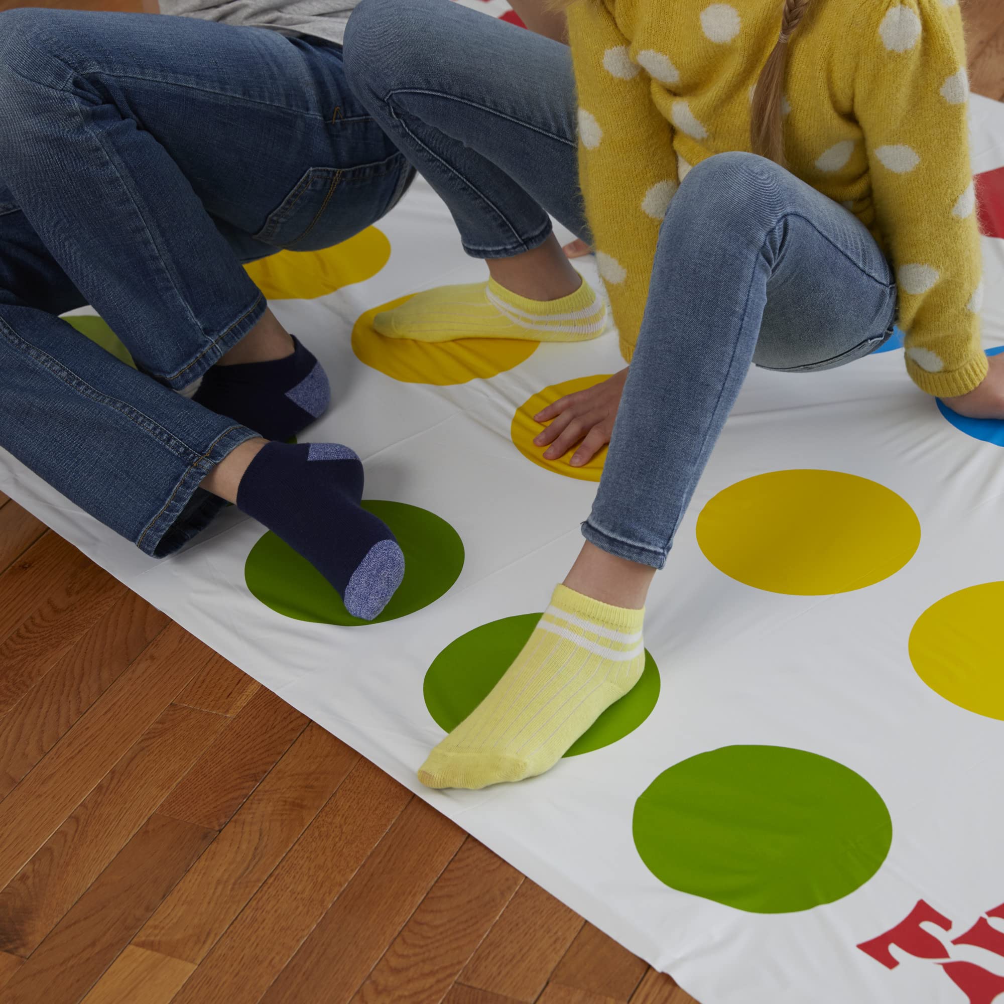 Hasbro Twister Game, Party Game, Classic Board Game for 2 or More Players, Indoor and Outdoor Game for Kids 6 and Up, English and French Bilingual Version 🍁 All In One Marketplace Canada