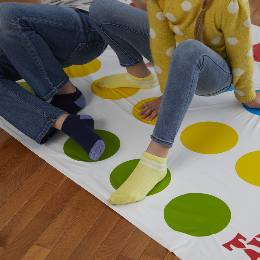 Hasbro Twister Game, Party Game, Classic Board Game for 2 or More Players, Indoor and Outdoor Game for Kids 6 and Up, English and French Bilingual Version 🍁 All In One Marketplace Canada