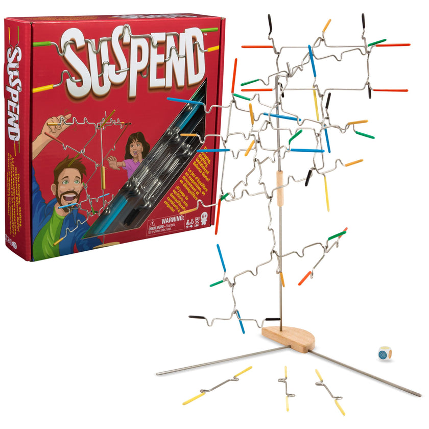 Spin Master Games, Suspend, A Balancing Family Game of Tricky Hangs & Steady Hands, Family Game Night, Learning Toy, 1-4 Players, for Ages 6 & Up 🍁 All In One Marketplace Canada