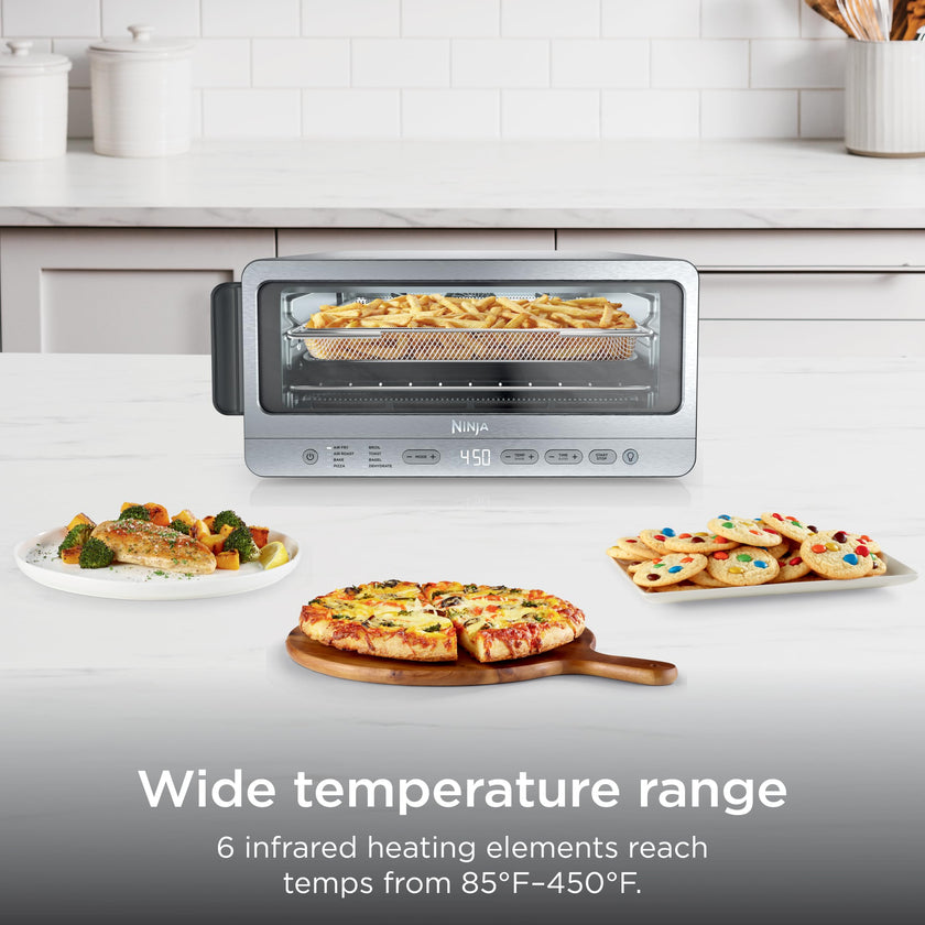 Ninja Flip Toaster Oven & Air Fryer, 8-in-1 Functionality, Flip Up & Away Capability for Storage Space SP151C (Canadian Edition) 🍁 All In One Marketplace Canada