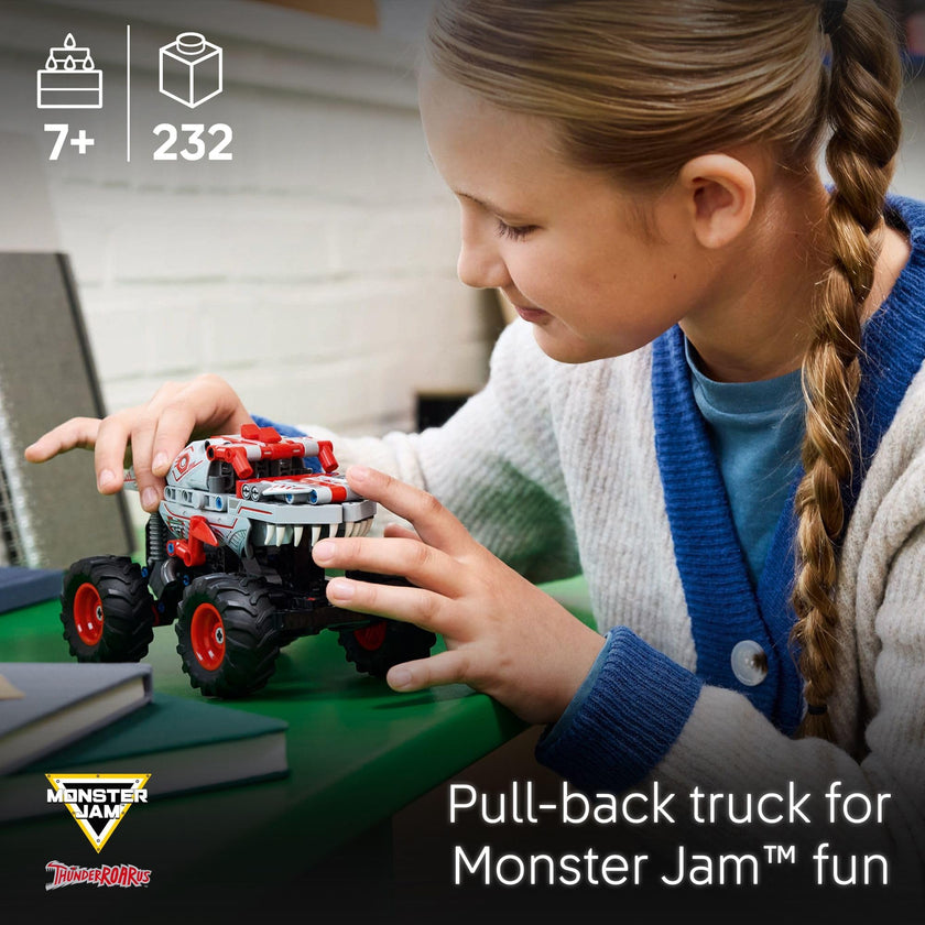 LEGO Technic Monster Jam ThunderROARus Pull-Back Monster Truck Toy - Building Toy for Kids, Boys and Girls, Ages 7+ - Creative Gift Idea for Lovers of Monster Trucks - 42200 🍁 All In One Marketplace Canada