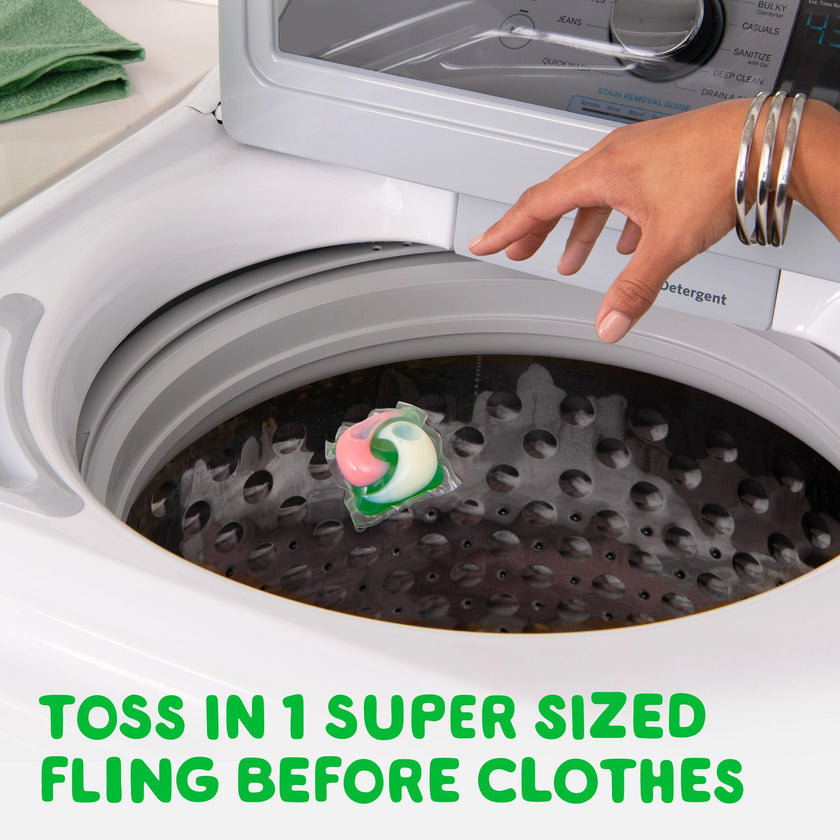 Gain Super Flings Laundry Detergent Pacs, 45 Count, Vibrant, irresistibly clean and fresh 🍁 All In One Marketplace Canada