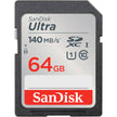 SanDisk 64GB Ultra SDXC UHS-I Memory Card - Up to 140MB/s, C10, U1, Full HD, SD Card - SDSDUNB-064G-GN6IN 🍁 All In One Marketplace Canada