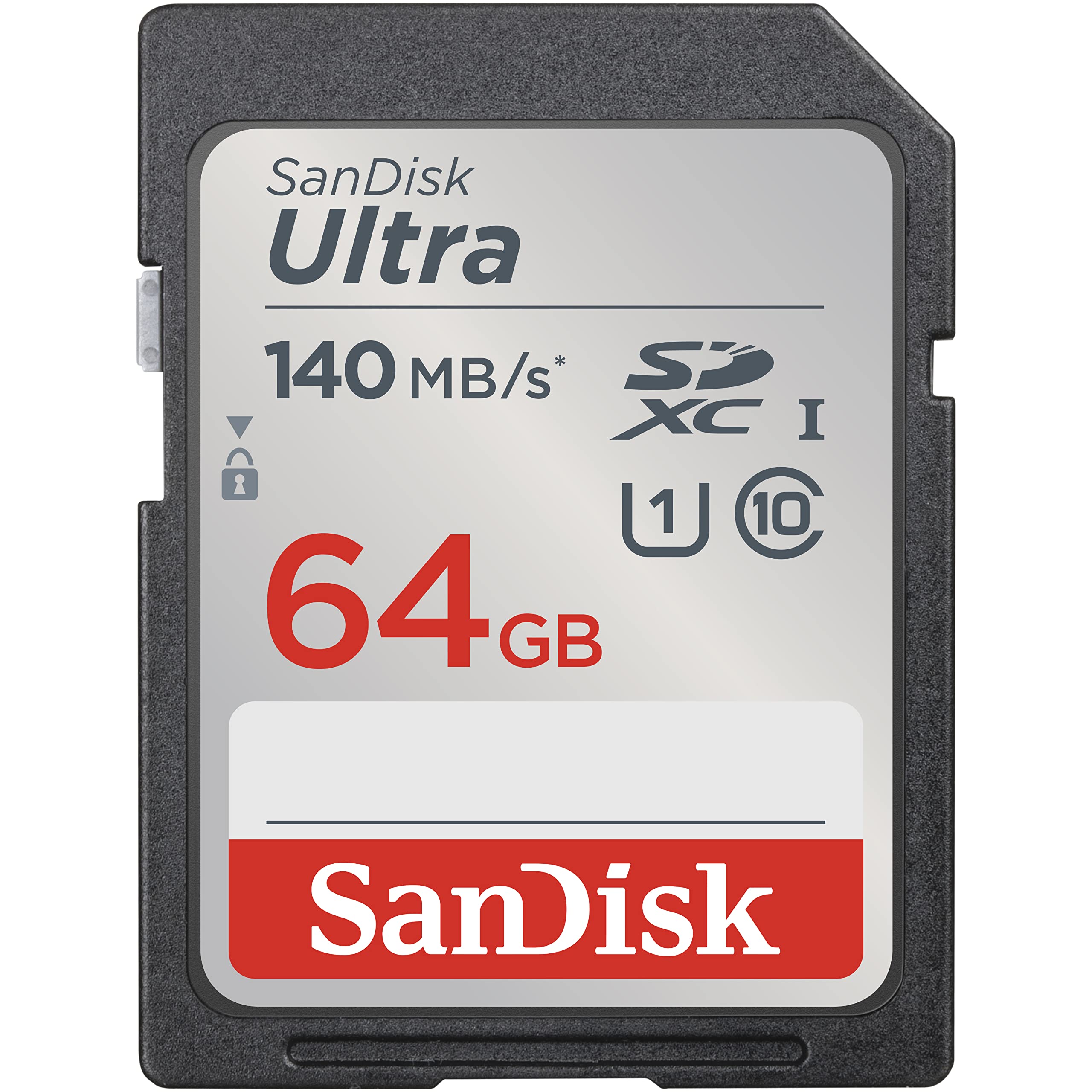 SanDisk 64GB Ultra SDXC UHS-I Memory Card - Up to 140MB/s, C10, U1, Full HD, SD Card - SDSDUNB-064G-GN6IN 🍁 All In One Marketplace Canada