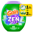 Gain Super Flings Laundry Detergent Pacs, 45 Count, Zen, irresistibly clean and fresh 🍁 All In One Marketplace Canada