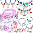 Girls Charm Bracelet Making Kit: Unicorn Toys for Girls Gifts 8-12 Years Old, Birthday Gifts 6 7 8 9 10 Year Old Girl Gift Ideas, Inspires Creativity Art and Crafts for Kids Age 6-8 Jewelry Making Set 🍁 All In One Marketplace Canada